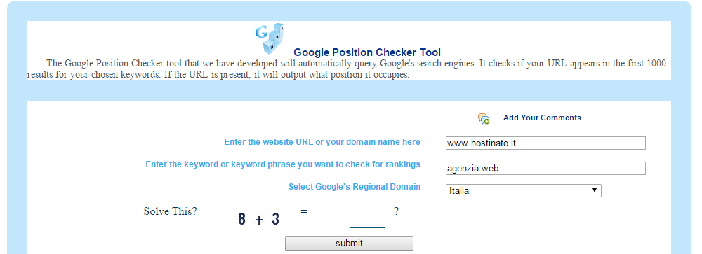 google position checker