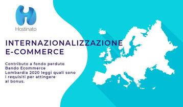 Internazionalizzazione E-Commerce bando 2020