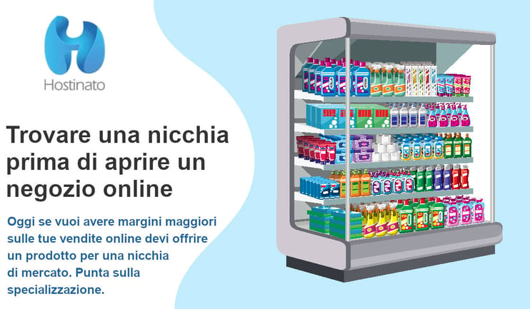 nicchia aprire negozio online